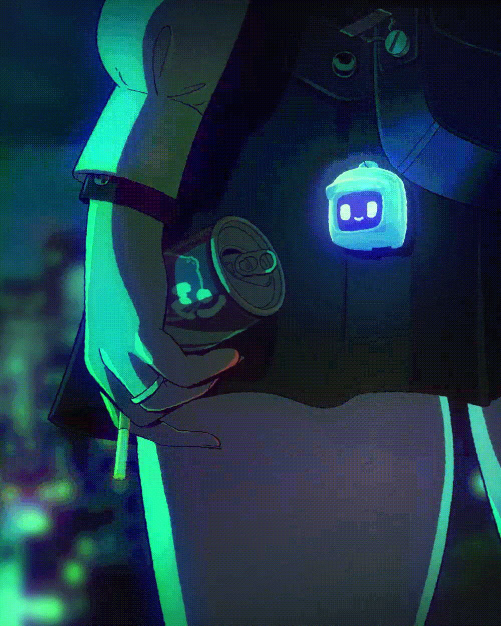 anime girl biker taking off her helmet gif FUTURES SERIES MOCHI GO! HELMET
