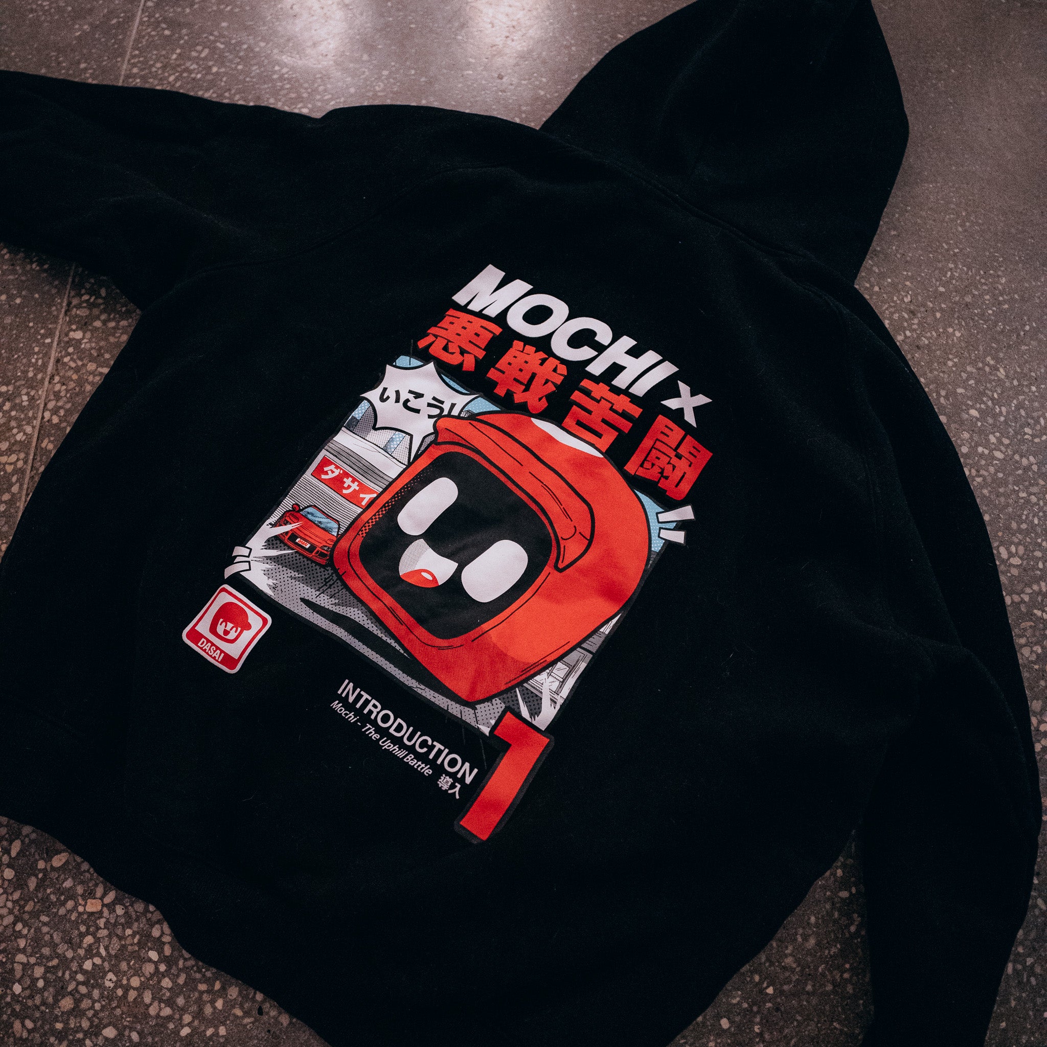 MOCHI UPHILL BATTLE - Hooded Sweatshirt