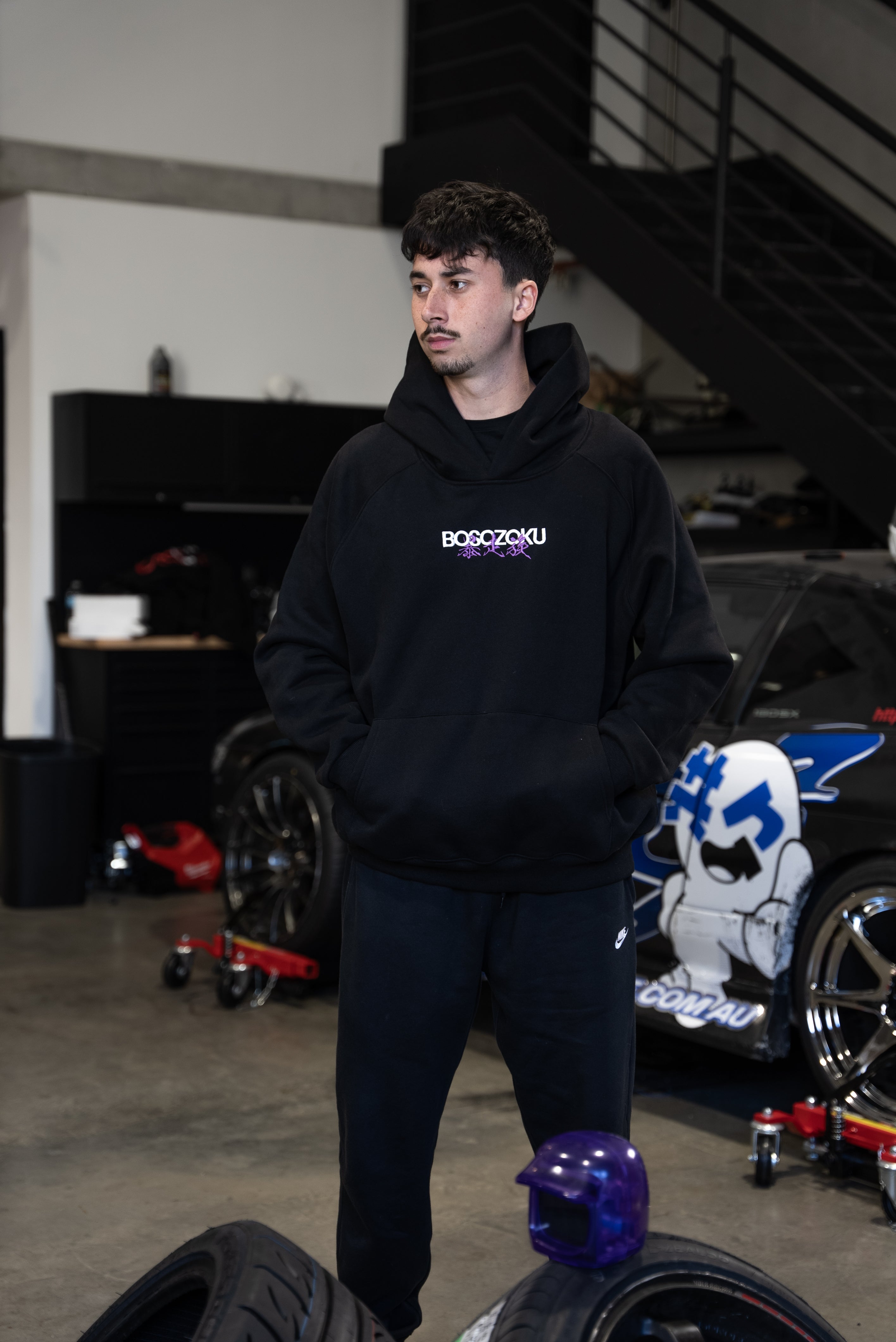 BOSO STYLE HOODED SWEATSHIRT