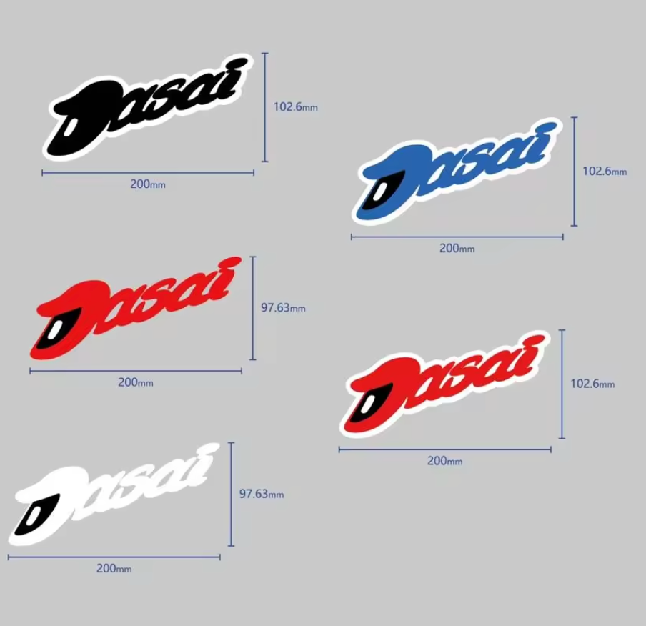 DASAI CURSIVE STYLE STICKER